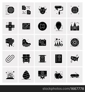 25 Universal Business Icons Vector. Creative Icon Illustration to use in web and Mobile Related project.