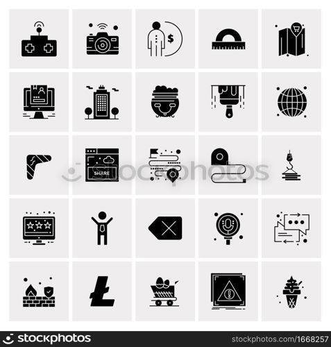 25 Universal Business Icons Vector. Creative Icon Illustration to use in web and Mobile Related project.