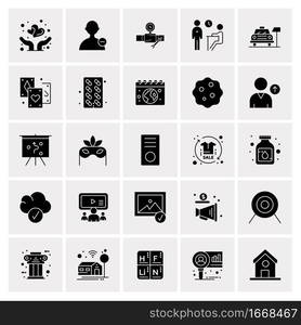 25 Universal Business Icons Vector. Creative Icon Illustration to use in web and Mobile Related project.