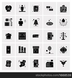 25 Universal Business Icons Vector. Creative Icon Illustration to use in web and Mobile Related project.