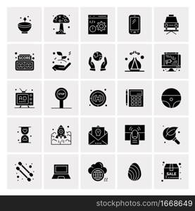 25 Universal Business Icons Vector. Creative Icon Illustration to use in web and Mobile Related project.