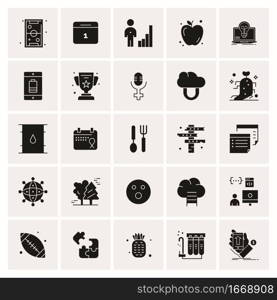 25 Universal Business Icons Vector. Creative Icon Illustration to use in web and Mobile Related project.