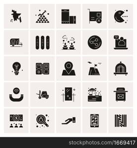 25 Universal Business Icons Vector. Creative Icon Illustration to use in web and Mobile Related project.