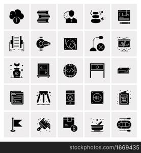 25 Universal Business Icons Vector. Creative Icon Illustration to use in web and Mobile Related project.