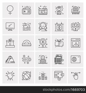 25 Universal Business Icons Vector. Creative Icon Illustration to use in web and Mobile Related project.