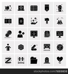 25 Universal Business Icons Vector. Creative Icon Illustration to use in web and Mobile Related project.