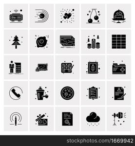 25 Universal Business Icons Vector. Creative Icon Illustration to use in web and Mobile Related project.