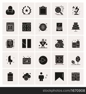 25 Universal Business Icons Vector. Creative Icon Illustration to use in web and Mobile Related project.