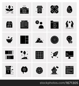 25 Universal Business Icons Vector. Creative Icon Illustration to use in web and Mobile Related project.