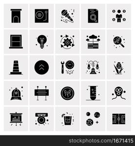 25 Universal Business Icons Vector. Creative Icon Illustration to use in web and Mobile Related project.