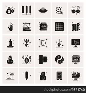 25 Universal Business Icons Vector. Creative Icon Illustration to use in web and Mobile Related project.