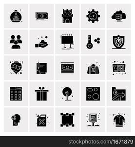 25 Universal Business Icons Vector. Creative Icon Illustration to use in web and Mobile Related project.