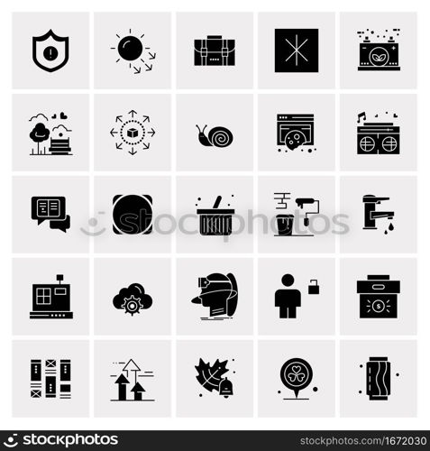 25 Universal Business Icons Vector. Creative Icon Illustration to use in web and Mobile Related project.