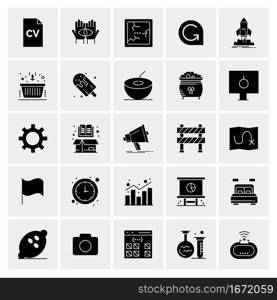 25 Universal Business Icons Vector. Creative Icon Illustration to use in web and Mobile Related project.