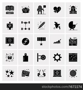 25 Universal Business Icons Vector. Creative Icon Illustration to use in web and Mobile Related project.