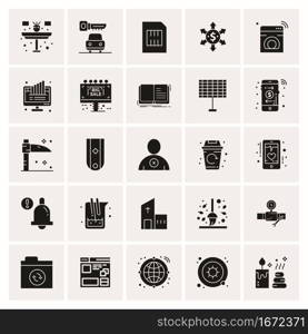 25 Universal Business Icons Vector. Creative Icon Illustration to use in web and Mobile Related project.