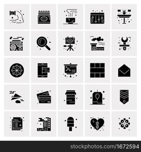 25 Universal Business Icons Vector. Creative Icon Illustration to use in web and Mobile Related project.