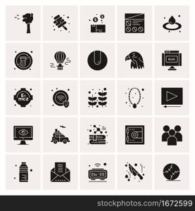 25 Universal Business Icons Vector. Creative Icon Illustration to use in web and Mobile Related project.