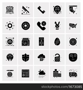 25 Universal Business Icons Vector. Creative Icon Illustration to use in web and Mobile Related project.