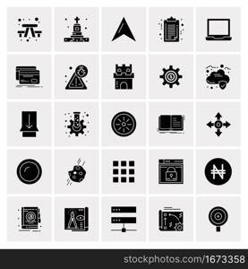 25 Universal Business Icons Vector. Creative Icon Illustration to use in web and Mobile Related project.