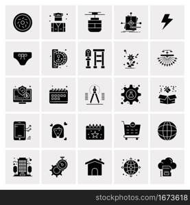 25 Universal Business Icons Vector. Creative Icon Illustration to use in web and Mobile Related project.