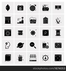 25 Universal Business Icons Vector. Creative Icon Illustration to use in web and Mobile Related project.