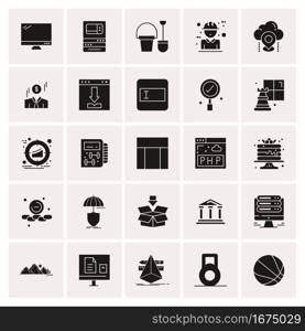 25 Universal Business Icons Vector. Creative Icon Illustration to use in web and Mobile Related project.