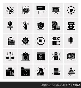 25 Universal Business Icons Vector. Creative Icon Illustration to use in web and Mobile Related project.