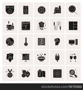 25 Universal Business Icons Vector. Creative Icon Illustration to use in web and Mobile Related project.