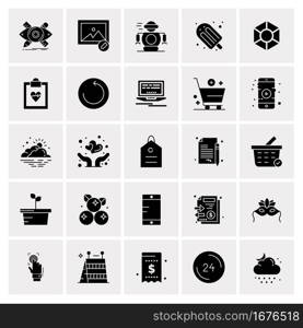 25 Universal Business Icons Vector. Creative Icon Illustration to use in web and Mobile Related project.