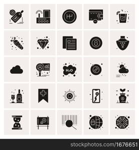 25 Universal Business Icons Vector. Creative Icon Illustration to use in web and Mobile Related project.