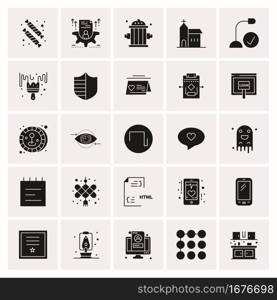 25 Universal Business Icons Vector. Creative Icon Illustration to use in web and Mobile Related project.