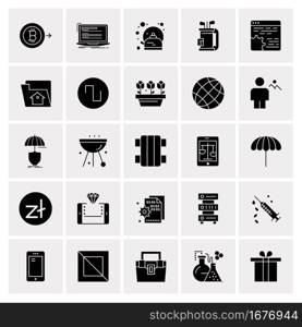 25 Universal Business Icons Vector. Creative Icon Illustration to use in web and Mobile Related project.