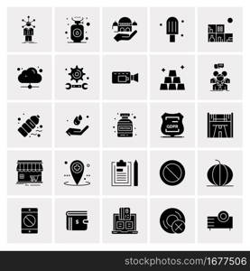 25 Universal Business Icons Vector. Creative Icon Illustration to use in web and Mobile Related project.