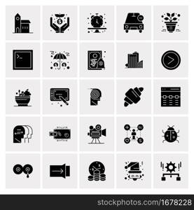 25 Universal Business Icons Vector. Creative Icon Illustration to use in web and Mobile Related project.