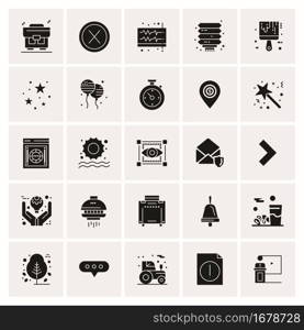 25 Universal Business Icons Vector. Creative Icon Illustration to use in web and Mobile Related project.