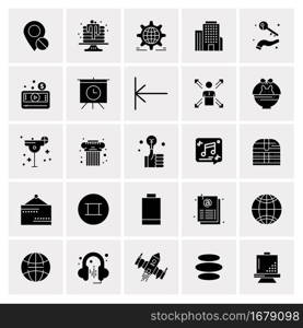 25 Universal Business Icons Vector. Creative Icon Illustration to use in web and Mobile Related project.