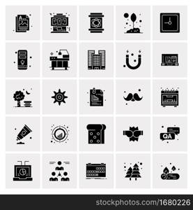 25 Universal Business Icons Vector. Creative Icon Illustration to use in web and Mobile Related project.