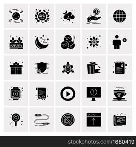 25 Universal Business Icons Vector. Creative Icon Illustration to use in web and Mobile Related project.