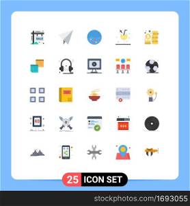 25 Universal Flat Colors Set for Web and Mobile Applications budget, drink, skin, cocktail, beach Editable Vector Design Elements