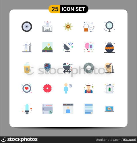 25 Universal Flat Colors Set for Web and Mobile Applications mirror, bathroom, web, bath, creativity Editable Vector Design Elements