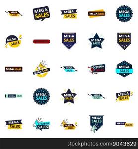 25 Versatile and Editable Vector Designs in the Mega Sale Bundle   Perfect for Personalizing Your Promotion