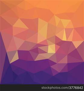 3 D Geometric Abstract background. Vector Illustration.