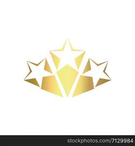 3 Star Icon Gold