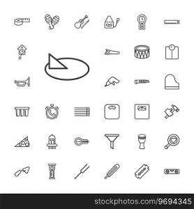 33 instrument icons Royalty Free Vector Image