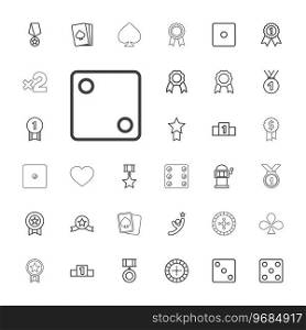 33 win icons Royalty Free Vector Image