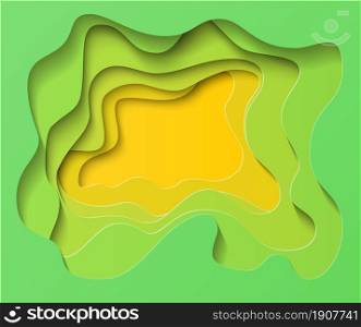 3D abstract background. paper cut shapes. Vector design layout for business presentations, flyers, posters and invitations. Colorful carving art. 3D abstract background