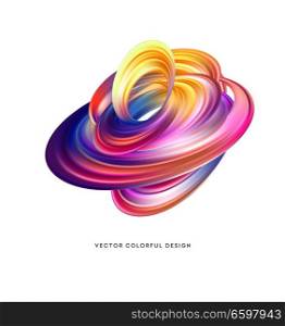 3d Abstract colorful fluid design. Vector illustration EPS10. 3d Abstract colorful fluid design. Vector illustration