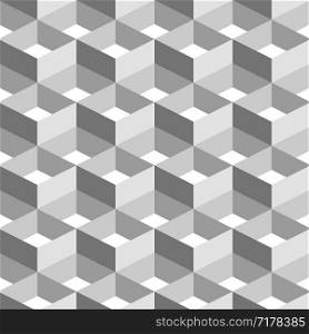 3D Abstract Geometric Background White Color in Simple flat style. Vector illustration. 3D Abstract Geometric Background White Color in Simple flat style