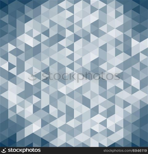 3D abstract geometric dark blue triangle isometric view background and texture, vector illustration